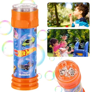 Hot Wheels Bańki mydlane Z GRĄ dla chłopca 55 ml MY BUBBLE 3 szt - Bańki mydlane - miniaturka - grafika 1