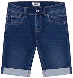 Pepe Jeans Szorty chłopięce Tracker Short, Niebieski (Denim-js0), 4 lat - Spodenki damskie - miniaturka - grafika 1