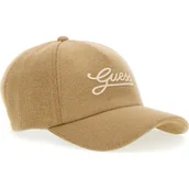 Czapki damskie - Guess Bejsbolówka | z dodatkiem wełny - miniaturka - grafika 1