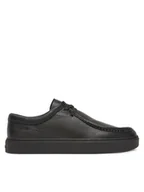 Półbuty męskie - Calvin Klein Półbuty Hybrid Apron Lace Up Lth HM0HM01893 Czarny - miniaturka - grafika 1