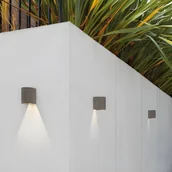 Lampy ogrodowe - Astro Kinkiet Dunbar 120 - kolor Szary - 1384019 - miniaturka - grafika 1