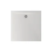 Brodziki prysznicowe - Ronal Air Brodzik kwadratowy 80x80 cm biały mat W37Q08009 - miniaturka - grafika 1