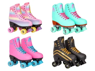 Apollo Wrotki Disco Quads, regulacja rozmiaru 31-42 - Wrotki - miniaturka - grafika 1