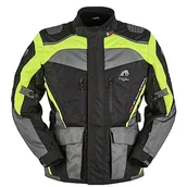 Odzież motocyklowa - Furygan Kurtka męska Veste Apalaches, Czarny żółty fluo, 4XL - miniaturka - grafika 1