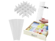 Meble modułowe i akcesoria - 4X Organizer Przegródka Separator Do Szuflady Szafy Biurka - miniaturka - grafika 1