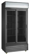 Szafy i witryny chłodnicze - Szafa chłodnicza przeszklona RQ1100SL-BLACK | 1000l | drzwi przesuwne | czarna (SD1001SL) - miniaturka - grafika 1