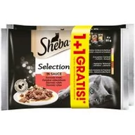 Mokra karma dla kotów - Sheba Selection Soczyste smaki - saszetki 4+4 gratis 8x85g - miniaturka - grafika 1