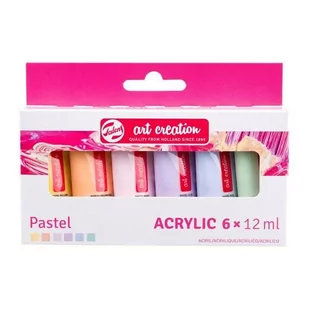 Farby Akrylowe 6X12Ml Pastel Art         Creation Talens - Przybory szkolne - miniaturka - grafika 1