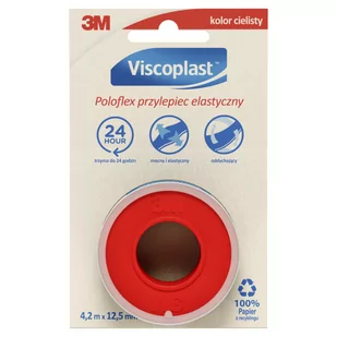 Viscoplast Poloflex Plastry 12,5 mm x 4,2 mm 1 Sztuka - Apteczki i materiały opatrunkowe - miniaturka - grafika 1