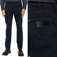 Spodnie męskie - Wrangler LARSTON SLIM TAPERED New Cloudy Skies GRANATOWY DżINS W32 L30 - miniaturka - grafika 1