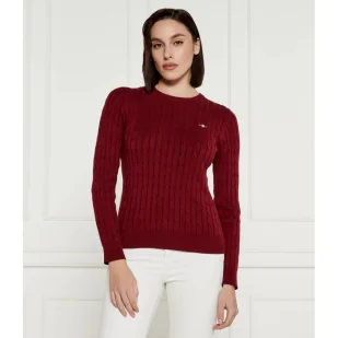 Gant Sweter Slim Fit - Swetry damskie - miniaturka - grafika 1
