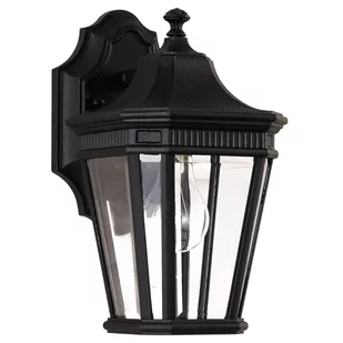 Feiss COTSWOLD LANE FE/COTSLN2/S BK kinkiet 1x100W E27 - Lampy ogrodowe - miniaturka - grafika 2