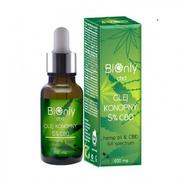 Olejki do mycia twarzy - BIOnly, CBD, olej konopny 5%, 10 ml - miniaturka - grafika 1