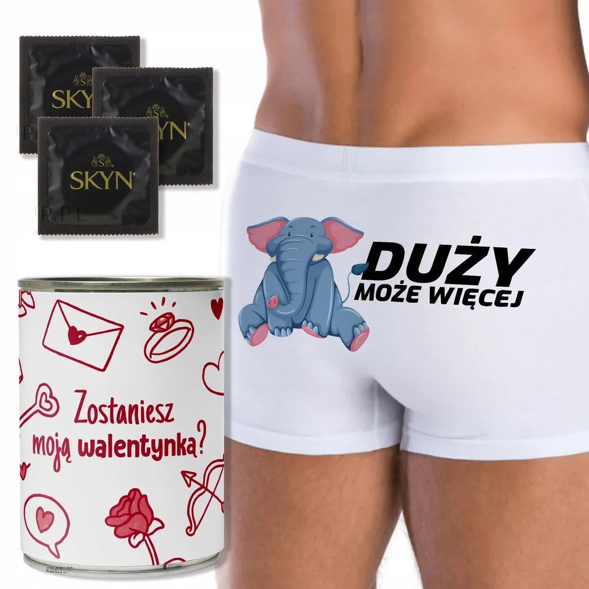 ZABAWNA PUSZKA BOKSERKI Prezent Na Walentynki DUŻY MOŻE WIĘCEJ XXL