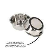 Miski dla psów - Dingo miska antypoślizgowa stal nierdzewna 0,83 L - miniaturka - grafika 1