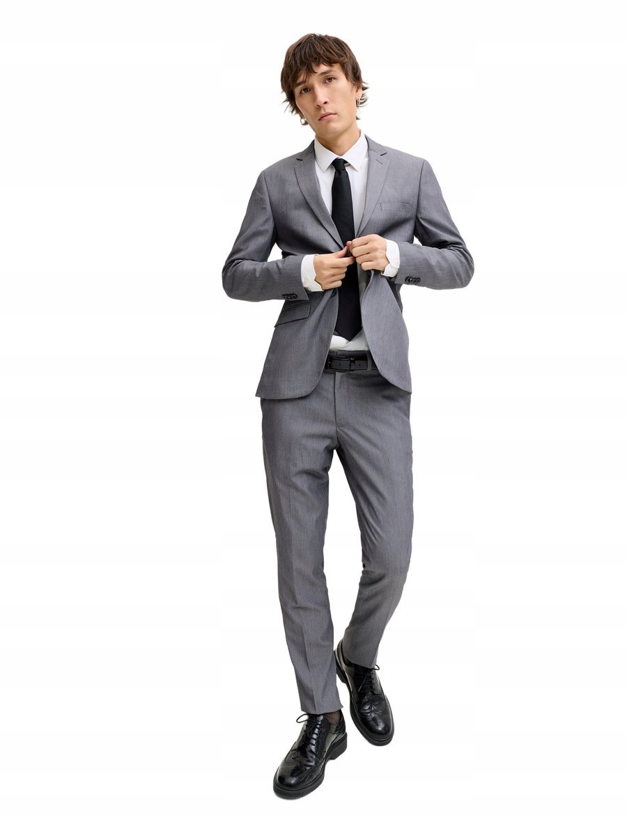 JACK&JONES SZARA MARYNARKA MĘSKA JEDNORZĘDOWA ELEGANCKA 56 16BA
