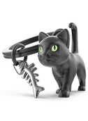 Breloki - Brelok do kluczy Metalmorphose kot czarny - miniaturka - grafika 1