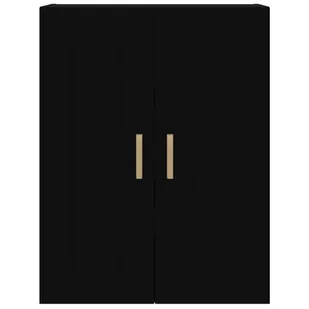 Lumarko Szafka wisząca, czarna, 69,5x32,5x90cm, materiał drewnopochodny - Szafki do salonu - miniaturka - grafika 6