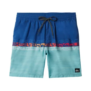 Męskie Szorty QUIKSILVER EVERYDAY WORDBLOCK VOLLEY 17 AQYJV03150-BYC6 – Niebieski - Spodenki męskie - miniaturka - grafika 1
