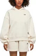 Bluzy damskie - STARTER BLACK LABEL Damska bluza z kapturem Starter Essential Oversized Hoody, biała, S - miniaturka - grafika 1