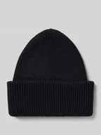 Swetry męskie - Czapka beanie z szerokim rondem - miniaturka - grafika 1