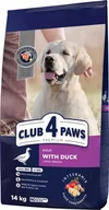 Sucha karma dla psów - Club 4 Paws Premium Dla Psów Dorosłych Rasy Duże Kaczka Duck 14Kg - miniaturka - grafika 1