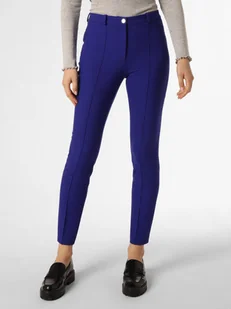 BOSS Spodnie Kobiety Bawełna niebieski jednolity, 38 - Spodnie damskie - miniaturka - grafika 1