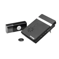 Dzwonki i gongi - Dzwonek bezprzewodowy, AC 300 m 36 melodii, kolor czarny - miniaturka - grafika 1