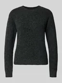 Swetry damskie - Sweter z dzianiny o kroju regular fit z raglanowymi rękawami model ‘DOFFY’ - miniaturka - grafika 1