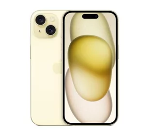 Apple iPhone 15 5G 256GB Dual Sim Żółty - Telefony komórkowe - miniaturka - grafika 1