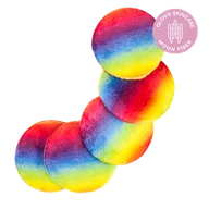 Waciki, płatki i patyczki kosmetyczne - Płatki wielorazowe GLOV Moon Pads Rainbow - edycja limitowana - miniaturka - grafika 1