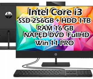 Komputer AiO HP PRO One 440 G6 Intel i3 DVD W11 Pro - Zestawy komputerowe - miniaturka - grafika 1