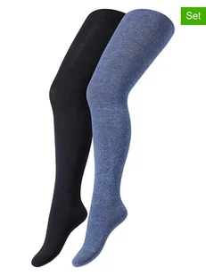 camano Rajstopy (2 pary) w kolorze niebieskim - Rajstopy dziecięce - miniaturka - grafika 1