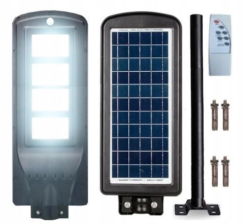 DUŻA LATARNIA SOLARNA ULICZNA LAMPA 1500W OGRODOWA ZIMOWA MOCNA