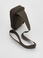 Torby męskie - Reserved - Saszetka crossbody - ciemnobrązowy - miniaturka - grafika 1