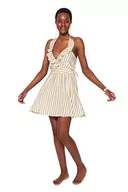 Sukienki - Trendyol Sukienka damska o regularnym kroju tkana sukienka, pomarańczowo-wielokolorowa, 38, Pomarańczowy, wielokolorowy, 64 - miniaturka - grafika 1