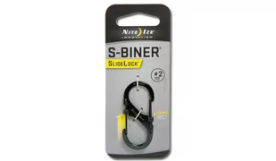 Nite Ize S-Biner SlideLock karabińczyk, czarny, 2, Ni-lsb2 01-R3 LSB2-01-R3 - Akcesoria turystyczne - miniaturka - grafika 3