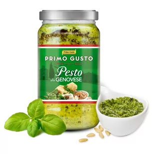 Primo Gusto Pesto alla Genovese Gotowy sos 190 g - Kuchnie świata - miniaturka - grafika 1