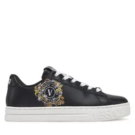 Sneakersy damskie - Sneakersy Versace Jeans Couture 78VA3SK3 Czarny - miniaturka - grafika 1