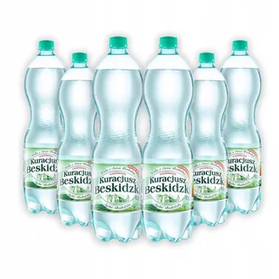 Woda gazowana Kuracjusz Beskidzki 6x 1,5L - Woda - miniaturka - grafika 1