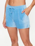Piżamy damskie - Hunkemöller Szorty piżamowe 203213 Niebieski Comfortable Fit - miniaturka - grafika 1