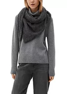 Apaszki i szaliki damskie - s.Oliver Szalik damski, szary, jeden rozmiar, szary, jeden rozmiar - miniaturka - grafika 1