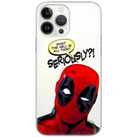 Etui i futerały do telefonów - Etui Marvel dedykowane do Iphone 14 PRO wzór: Deadpool 010 oryginalne i oficjalnie licencjonowane - miniaturka - grafika 1