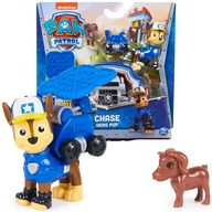 Figurki dla dzieci - Psi Patrol Big Truck Pups figurka Hero Pup Chase + akcesoria - miniaturka - grafika 1