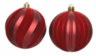 Bombki - Bombki choinkowe bordowe zestaw 2 szt. - miniaturka - grafika 1