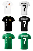 Koszulki sportowe męskie - EURO 2024 Koszulka NIEMCY KAI HAVERTZ 7 jr - miniaturka - grafika 1