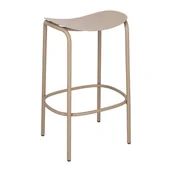 Taborety i hokery - Hoker Trick 65cm szary nowoczesny - miniaturka - grafika 1