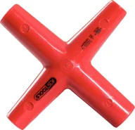 Narzędzia samochodowe - KS Tools 117.1705 Klucz krzyżakowy z izolacją ochronną, 10x13x14x17mm - miniaturka - grafika 1