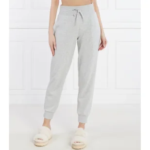 Emporio Armani Spodnie dresowe | Regular Fit - Dresy damskie - miniaturka - grafika 1