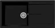 Zlewozmywaki - Zlew PLADOS INFINITY 99.10 DEEP BLACK (czarny mat N6) (NF9910N6) - miniaturka - grafika 1